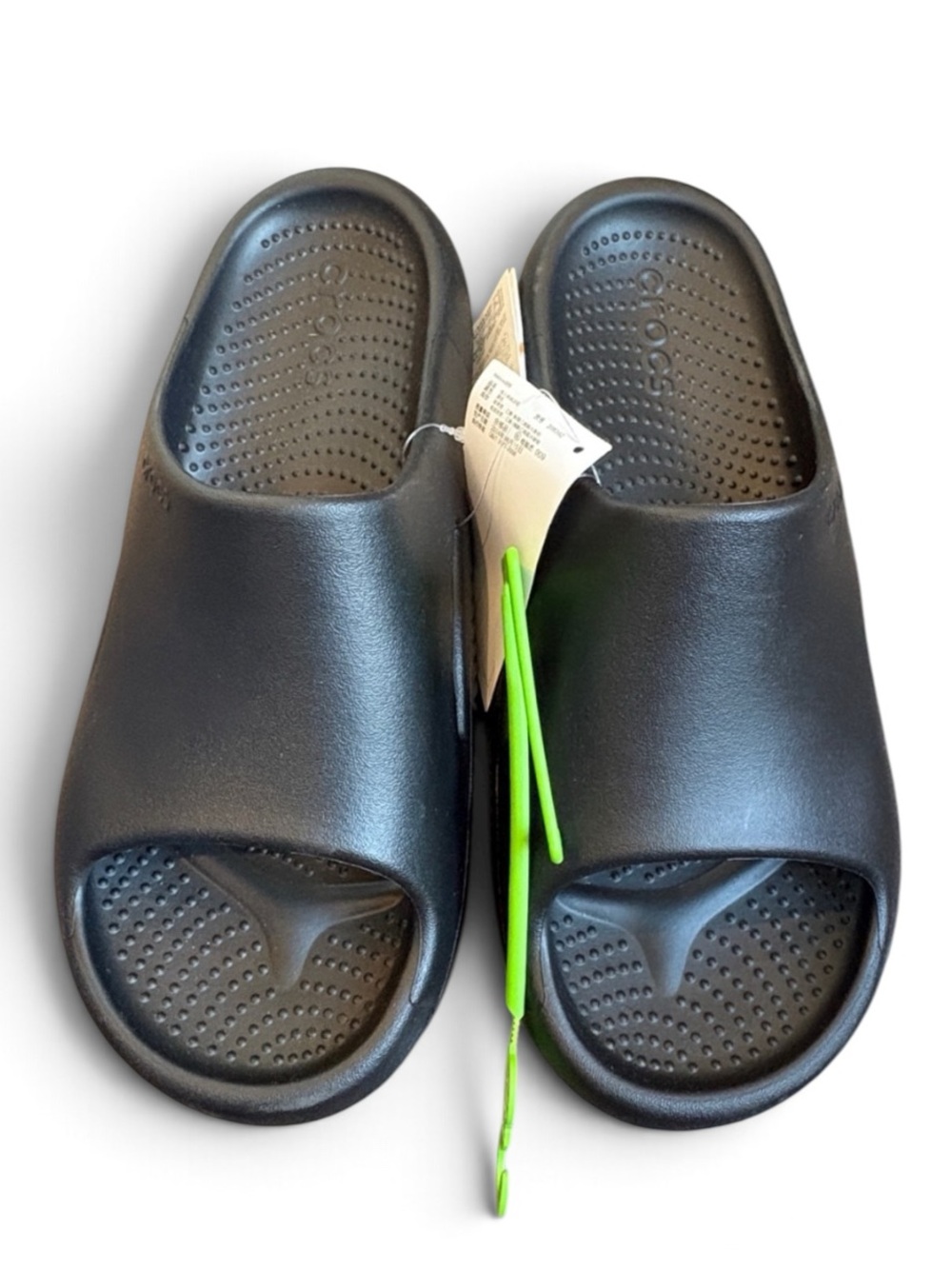 CROCS Mellow Recovery Slides M8/W10 Black NWT